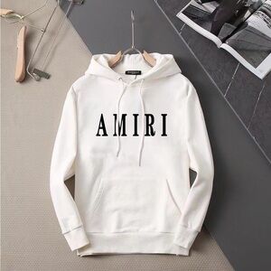 AMIRI Ivory Hoodie Sweater for Men